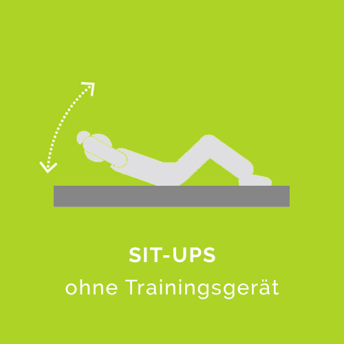 Situps ohne Trainingsgerät
