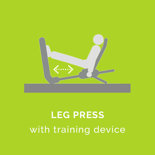LEG PRESS witht training device
